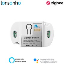 스마트스위치 스위치봇 스마트싱스 Lonsonho Zigbee 3.0 스마트 스위치 모듈 릴레이 Echo Smartthings 허브 호환 Alexa Google 홈
