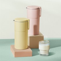 죽 영양식제조기 다기능 휴대용 미니 두유 메이커 벽 차단기 요리 없음 주스, 02 YELLOW_03 EU