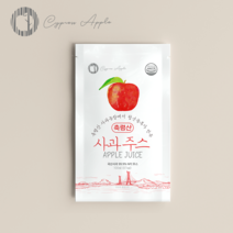 축령산 사과주스 100% NFC 착즙주스 100ml x 31개