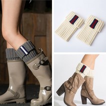 줄무늬 부츠 워머 레그워머 겨울발토시 발목토시