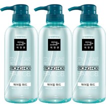 미쟝센 스타일케어 하드 500ml 헤어왁스 남자머리스타일 헤어젤, 3개