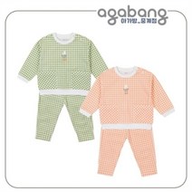 아가방 NC10 나나 맨투맨 상하 2Color (KHAKI ORANGE) 01Q153002