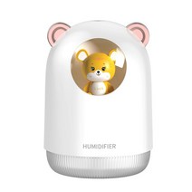무중력 가습기 미니 샤오미 무필터 완전세척 편백나무 청소안해도되는 분무량많은 기화식 밥솥 청소편한 타워형 필터없는 따뜻한 안방 아기 홈쇼핑 통세척 복합식 세척편한, 호랑이 - 화이트