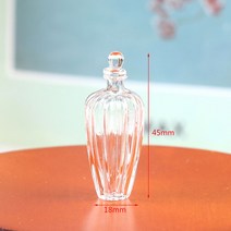 1:12 인형 집 미니어처 미니 유리 병 코르크 커버 작은 항아리 모델 장식 액세서리 어린이 놀이 장난감, 주황색
