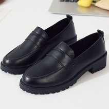 여자 데일리 로우 워커 슈즈 페니로퍼 구두 단화 신발