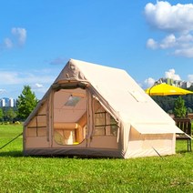 에어텐트 면 리빙쉘 대형 감성 돔 캠핑 텐트 쉘터, 290x210x210cm[옥스포드 소재]