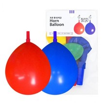 (ABM도매콜) 호른 풍선 4입, 상세페이지 참조