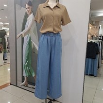 AB.F.Z DP01 크롭반팔카라블라우스 AFW3QB32H