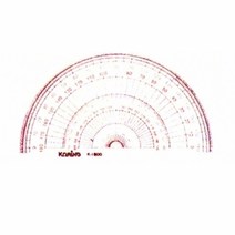[코링]_템플렛_K-1800_반원분도기_18cm 8D25, 1