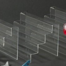 아트사인 절곡형 진열대 (4단)200 200x120x120 DP0404 플라스틱판/아크릴재단/포맥스/투명아크릴/폴리카보네이트/아크릴보드/아크릴케이스/아크릴상자/아크릴제작/칼라강판, 단일 수량