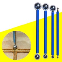 건설 도구 실노 천을 마 상자 홀더4 조각 코킹 에지 도구 키트 더블 스틸 프레스 볼 타일 조인트 코크 마무리 도구 가정용 바닥 조인트 수리