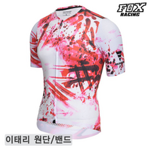 폭스레이싱 폭스레이싱 자전거의류 이태리원단/밴드 자전거 숏저지 레가시 SJER-166R, PinkRed-XXL