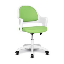 [삼익가구]카논 SI1802 패브릭 화이트 의자, 그린