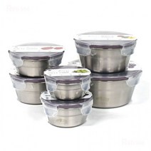 jc_320ml 550ml 1.3L 원형 냉장고 460ml 210ml 반찬통 국내제작 27종 스텐 정리용기 용량 밀폐용기 800ml