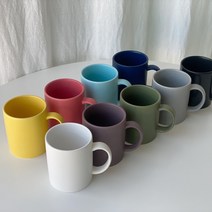 스테이828 무광 카페 사무실 머그컵 머그잔 9color, 블루