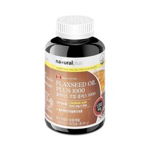 내츄럴플러스 플랙시드 아마씨 오일 180캡슐 6개월분