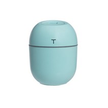 220ML 미니 초음파 가습기 로맨틱 라이트 USB 에센셜 오일 디퓨저 자동차 정수기 아로마 음이온 안개 메이, Blue-1