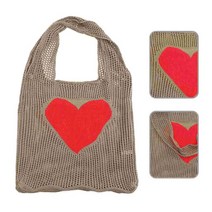 시장바구니캐리어 식료품 메쉬 쇼핑 토트 재사용 가능한 농산물 해변 과일 저장 시장 야채 폴리 에스터 접, 한개옵션1, 03 4