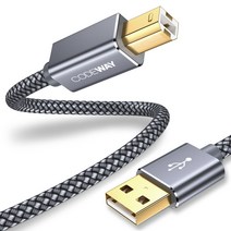 코드웨이 USB AB 연결 선 프린터 케이블, 3M