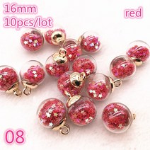크리스마스장식 크리스마스소품 10pcs 21x16mm 매직 볼 투명 유리 구슬 장식에, 08