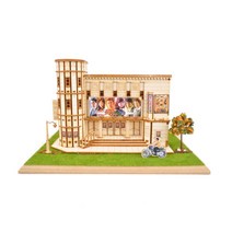 드라마 촬영장 순양극장 나무조립 DIY 킷 체험학습 우드퍼즐 eq 수업교구 학습완구 iq, 상세페이지참조