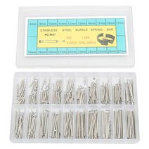 300Pcs 시계 스트랩 밴드 버클 튜브 마찰 핀 스프링 바 1.2mm 두꺼운 패스너 리벳 수리 액세서리 제조 업체