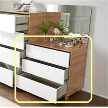 Sunshine 화장대서랍장 드레스룸서랍장 옷방수납장 옷장 서랍옷장 5147EA, 화이트