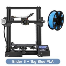 레이저 각인기 마킹기 공식 3 프린터 고정밀 데스크탑 이력서 인쇄 전문 대형, Ender 3 n Blue PLA