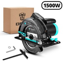 DEKO-DKCS185L1DKCS185LD3 185mm 전기 원형톱 다기능 절단기 레이저 가이드 및 보조 핸들 포함108360, DKCS185L1