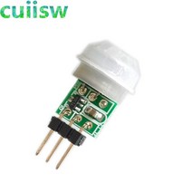아두이노 센서 키트 1pcs hc-sr501 hc-sr505 am312 arduino 용 ir pyroelectric 적외선 미니 pir 모듈 모션 센서 감지기 모듈 브래킷