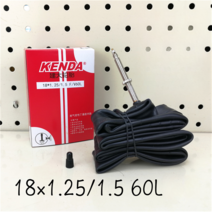 KENDA 버디용 18인치 355 텐월 타이어 birdy 미니벨로 탄월 탠월 노란색, 텐월K193 타이어 1개+프레스타 60L 튜브