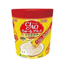 이나바 챠오츄르 고양이 간식 대용량 구르메 3종 버라이어티팩 60p, 닭가슴살, 1set