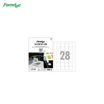 [이에스몰]QR전용방수라벨 QRP-3990 10매 28칸 폼텍-1124EA, [ES] 본상품선택