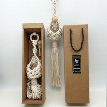 마리포사 디퓨저 마크라메행잉플랜트디퓨저50ml 고급형수제답례품, 로즈레드, 어벤투스(대담하고 시크한 차도남)