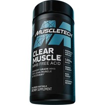 머슬테크 클리어 머슬 HMB 프리 애시드 베타 TOR 1000mg 소프트젤, 84개입, 1개