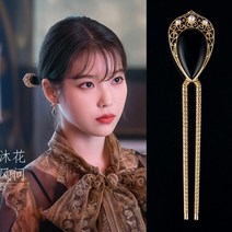 한복뒤꽂이 비녀 한복 머리 장식 올림 머리 연예인 스타일