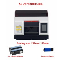 가정용 진공 랩 포장기 자동 업소용 랩핑기 uv 프린터 a3 r1390 l800 다기능 평판 인쇄 기계 전화 케이스 실린더 병 나무 유리 양초 프린터, 잉크가 없는 a4, au 플러그