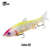 LEYDUN-DOWZ SWIMMER 180SF 2oz 슬로우 플로팅 낚시 루어 트리플 조인트 바디 글라이드 스윔 베이트 하드 베이트 Wobblers For 베이스 Pike, 02_180mm