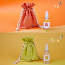 앤더홈즈 1+1 섬유향수 자몽 과일향 룸스프레이 100ml 드레스퍼퓸, 1set, 자몽+레몬라임