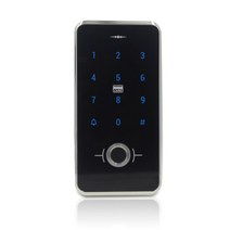 IP68 방수 13.56MHz RFID 생체 인식 터치 키패드 지문 장치 스마트 도어 잠금 액세스 시스템, 01 F20