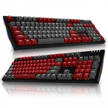COX CK8100 V광축 완전방수 크리스탈 키캡 교체축 사이드 RGB 게이밍 (S2 클릭), S2, CK8100 V광축 (클릭)