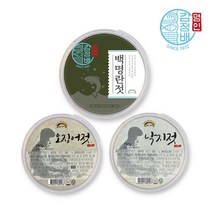 굴다리식품 김정배 명인젓갈 명오낙 3종세트 A 백명란젓 파지 250g   오징어젓 150g   낙지젓 150g, 1개