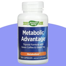 네이처스웨이 Metabolic Advantage 캡슐 180정 산화마그네슘 시아노코발라민 클로로겐산