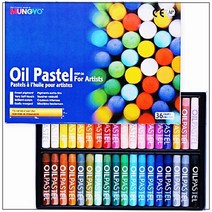 문교 오일 파스텔 36색, 본상품선택, 1개