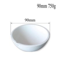 고온 석영 실리카 용융 도가니 접시 그릇 냄비 주조 금은 금속 주얼리 주조 용기, 없음, 90mm 750g+1pcs