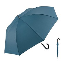 Waterfront 긴 우산 우산 LESS IS MORE 슬라이드 리브 다크 그린 70cm 바람을 흘리는 슬라이더 구조 빅 사이즈 맨즈 U170-0782DG1-B9