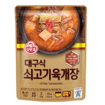 오뚜기 대구식 쇠고기육개장, 500g, 4개