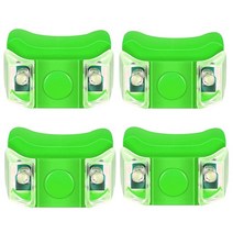LED 보트 네비게이션 조명 해양 요트 모터보트 폰툰 신호 경고등 야간 사냥 낚시용 4 개, 4Pcs Green, 04 4Pcs Green