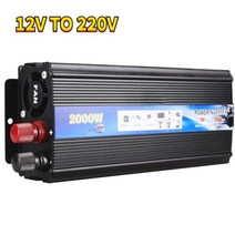 차량용 캠핑용 인버터 12v 4500w 프리미엄 차박 캠핑 전기 인버트 수정 웨이브 1000W 2000W 3000W DC 12V AC 220V 전원 자동차 범용 소켓