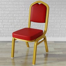 호텔의자 장군 연회 결혼기념일 귀빈 회의의자 페스티벌 레드 음식점 식탁세트의자 4134727953, 1.4 레드 엠보가죽 6cm 스폰지